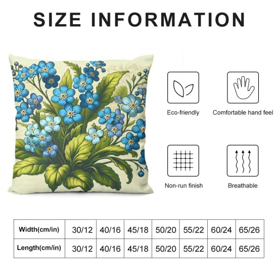 Ulloord Throw Pillow Covers Spring Summer Pillow Covers Floral Decorative Farmhouse Cushion Cases for Sofa Couch Living Room Outdoor Patio Home Decor